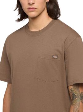 Camiseta Dickies Luray marrom para homem