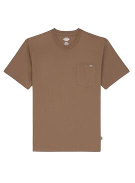 Camiseta Dickies Luray marrom para homem