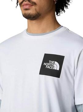 Camiseta The North Face Fine branca para homem