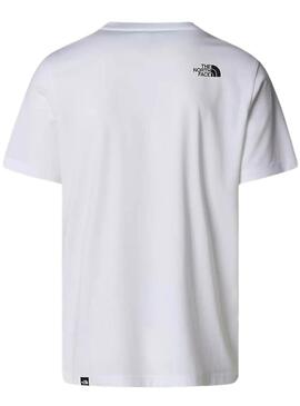 Camiseta The North Face Fine branca para homem