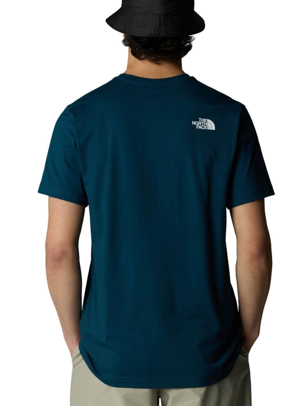 Camisa The North Face Never Stop Exploring azul para homem