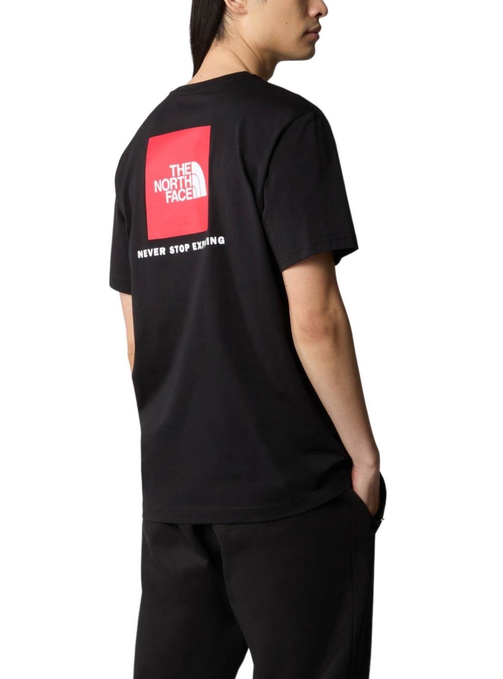 Camisa The North Face Box preta para homem