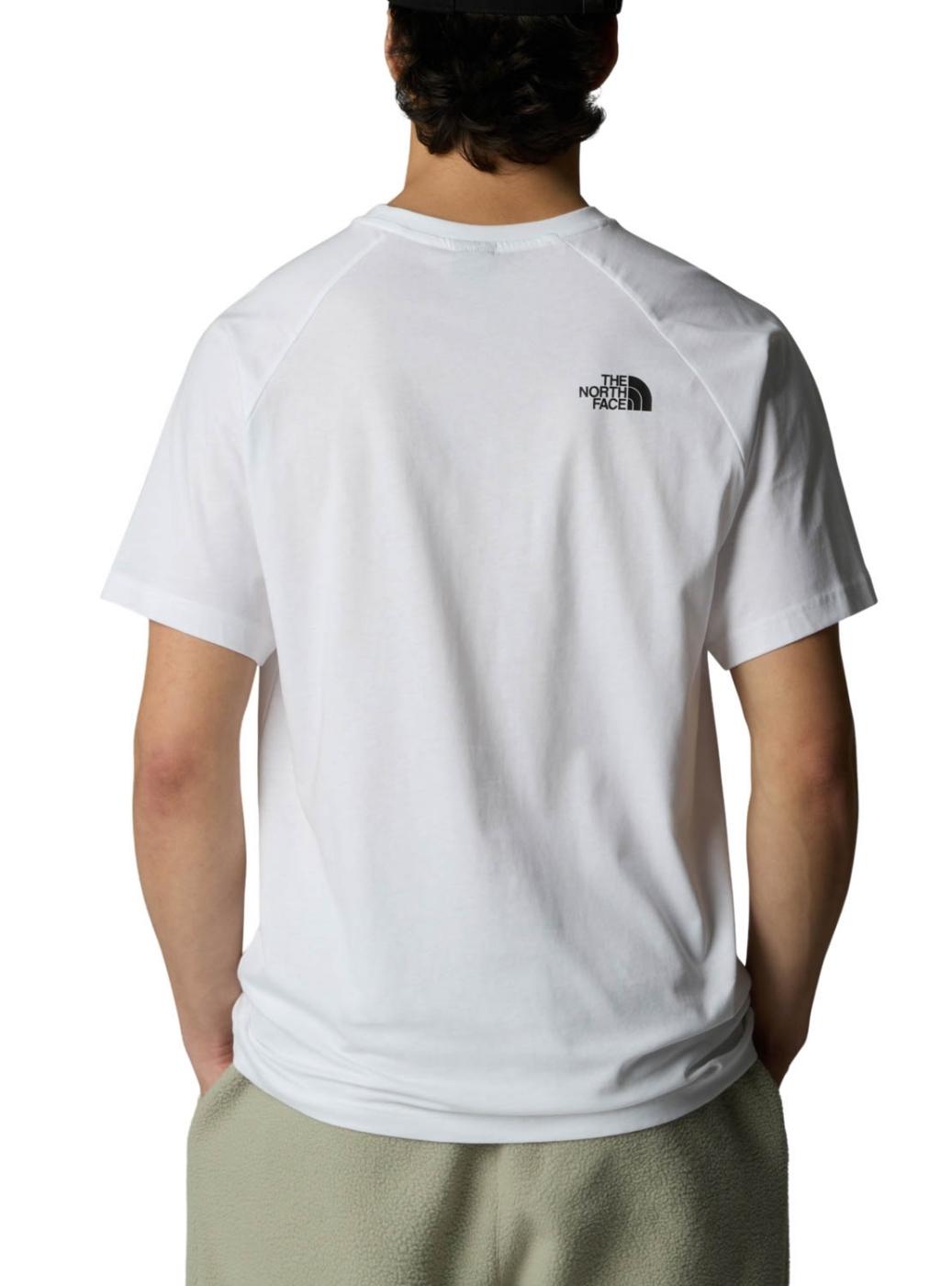 Camiseta The North Face Redbox branca para homem