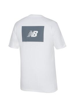 Camiseta New Balance Logo branco para homem