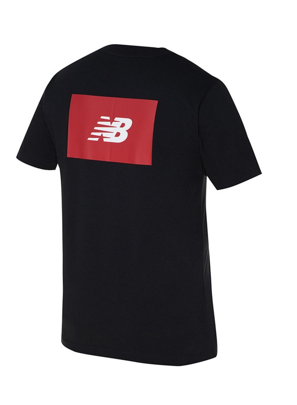 Camiseta New Balance Logo preta para homens