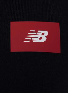 Camiseta New Balance Logo preta para homens