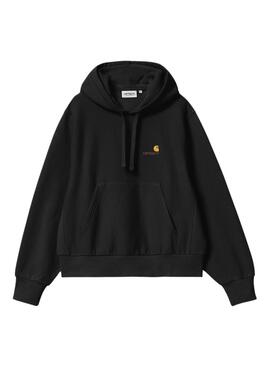 Moletom com capuz Carhartt WIP preto para mulher