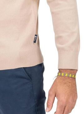 Jersey El Pulpo Básico Cashmere camelo para homem