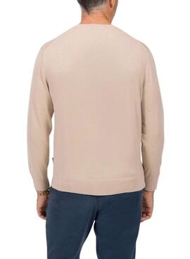 Jersey El Pulpo Básico Cashmere camelo para homem