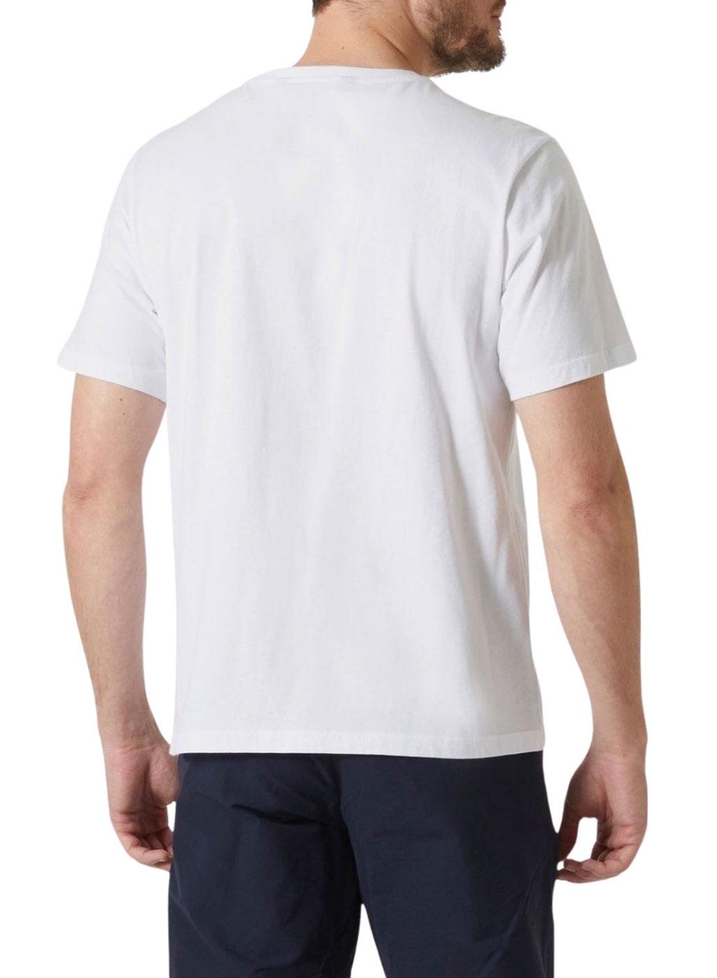 Camiseta Helly Hansen HH Logo branca para homem