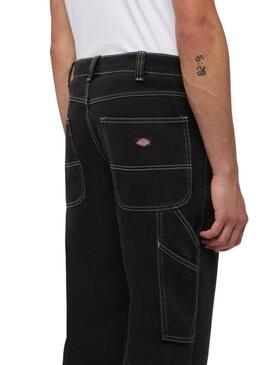 Calça jeans Dickies Garyville preta para homem