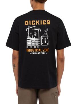 Camiseta Dickies Industrial Zone preta para homem