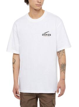 Camiseta Dickies Industrial Zone branca para homem