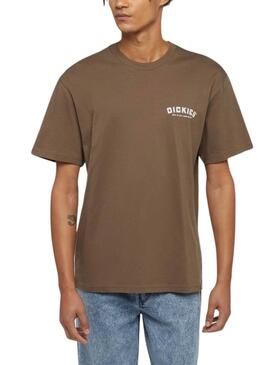 Camiseta Dickies Builder marrom para homens