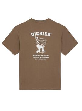 Camiseta Dickies Builder marrom para homens