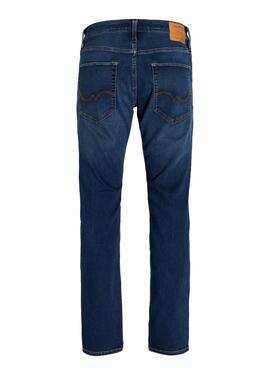 Calça de ganga Jack and Jones Mike denim média para homem