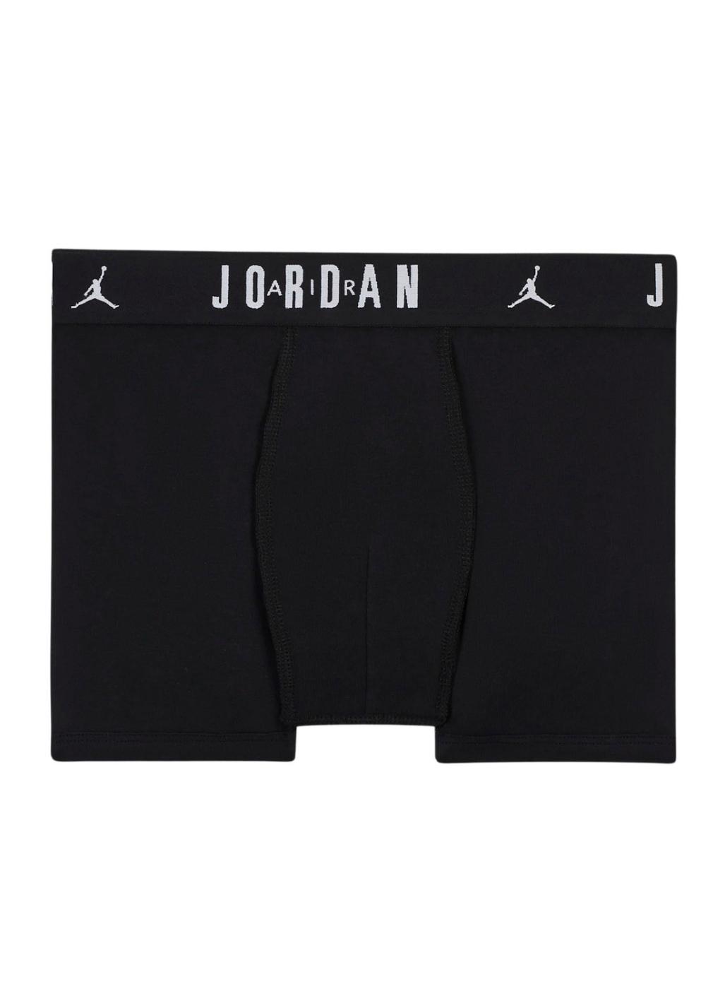 Pack de 3 boxers Jordan Flight Cotton Core pretos para menino