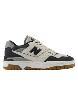 Sapatilhas New Balance BBW550 em bege e preto para mulher.