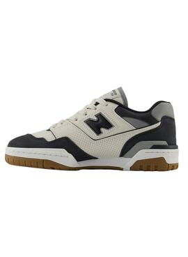 Sapatilhas New Balance BBW550 em bege e preto para mulher.