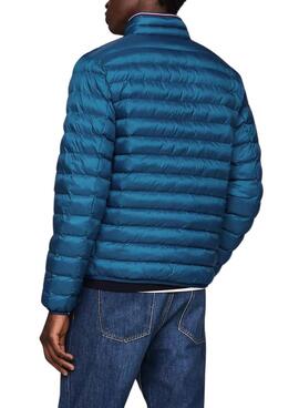 Jaqueta Tommy Hilfiger Packable azul para homens