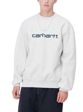 Moletom Carhartt básico cinza para homem