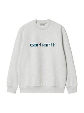 Moletom Carhartt básico cinza para homem