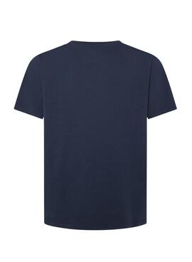 Camiseta Pepe Jeans Somers azul marinho para homem