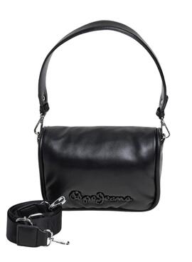 Bolsa Pepe Jeans Geena Softy preta para mulher