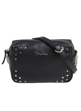 Bolsa Pepe Jeans Alesha Rock preta para mulher