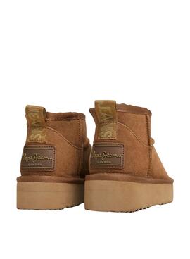 Botas Pepe Jeans Dissy Young camelo para mulheres