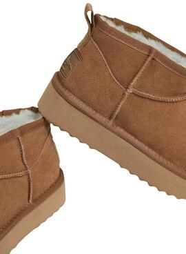 Botas Pepe Jeans Dissy Young camelo para mulheres