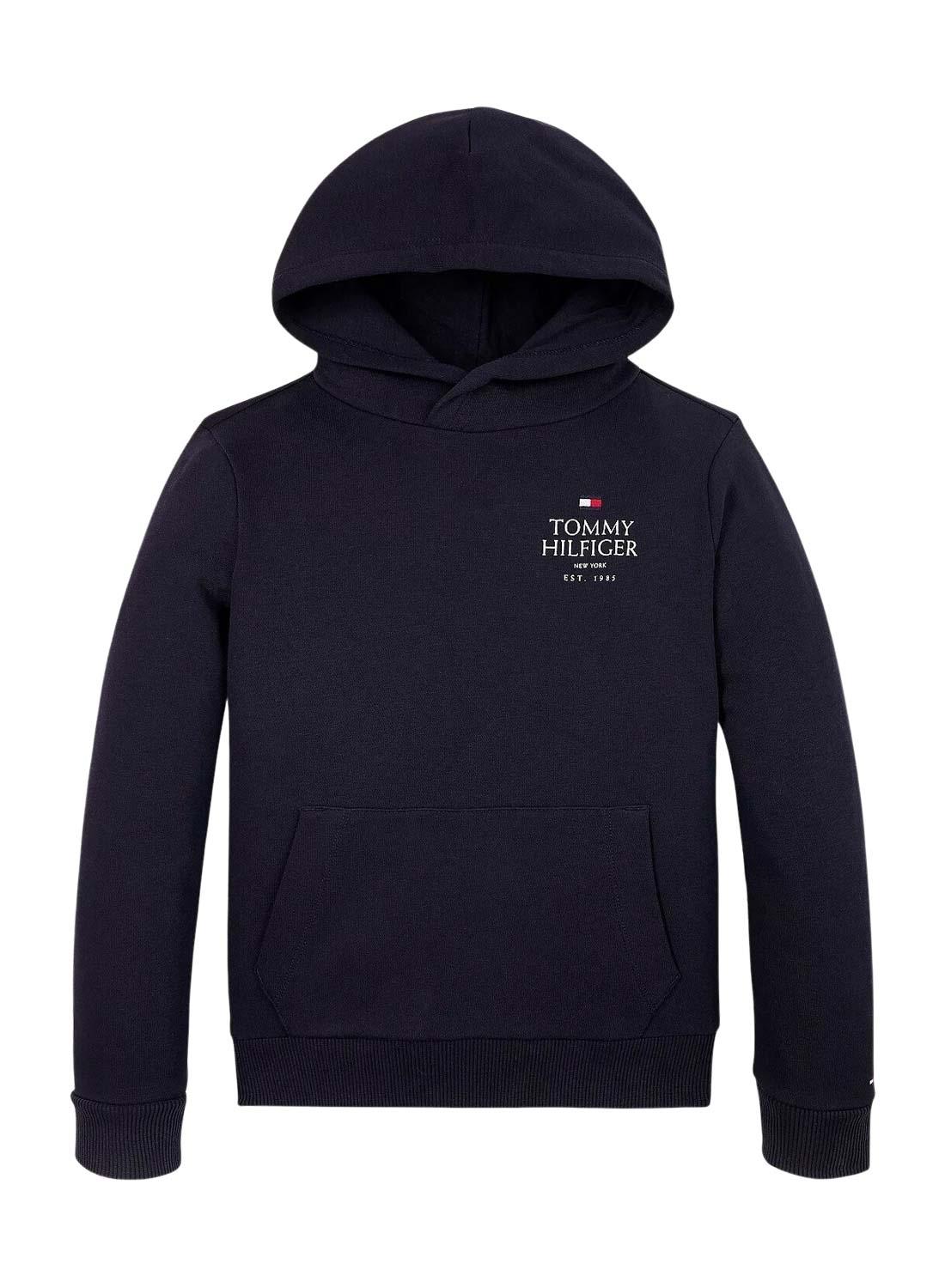 Moletom Tommy Hilfiger Puff azul marinho para criança