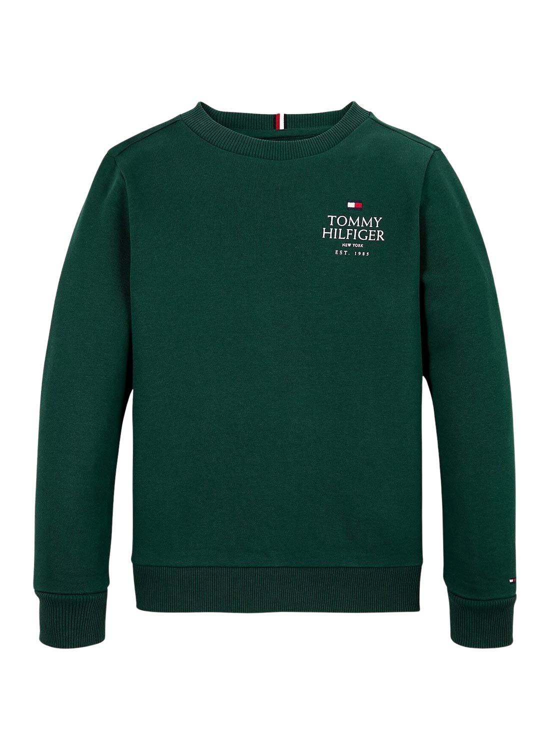 Moletom Tommy Hilfiger Puff verde para criança