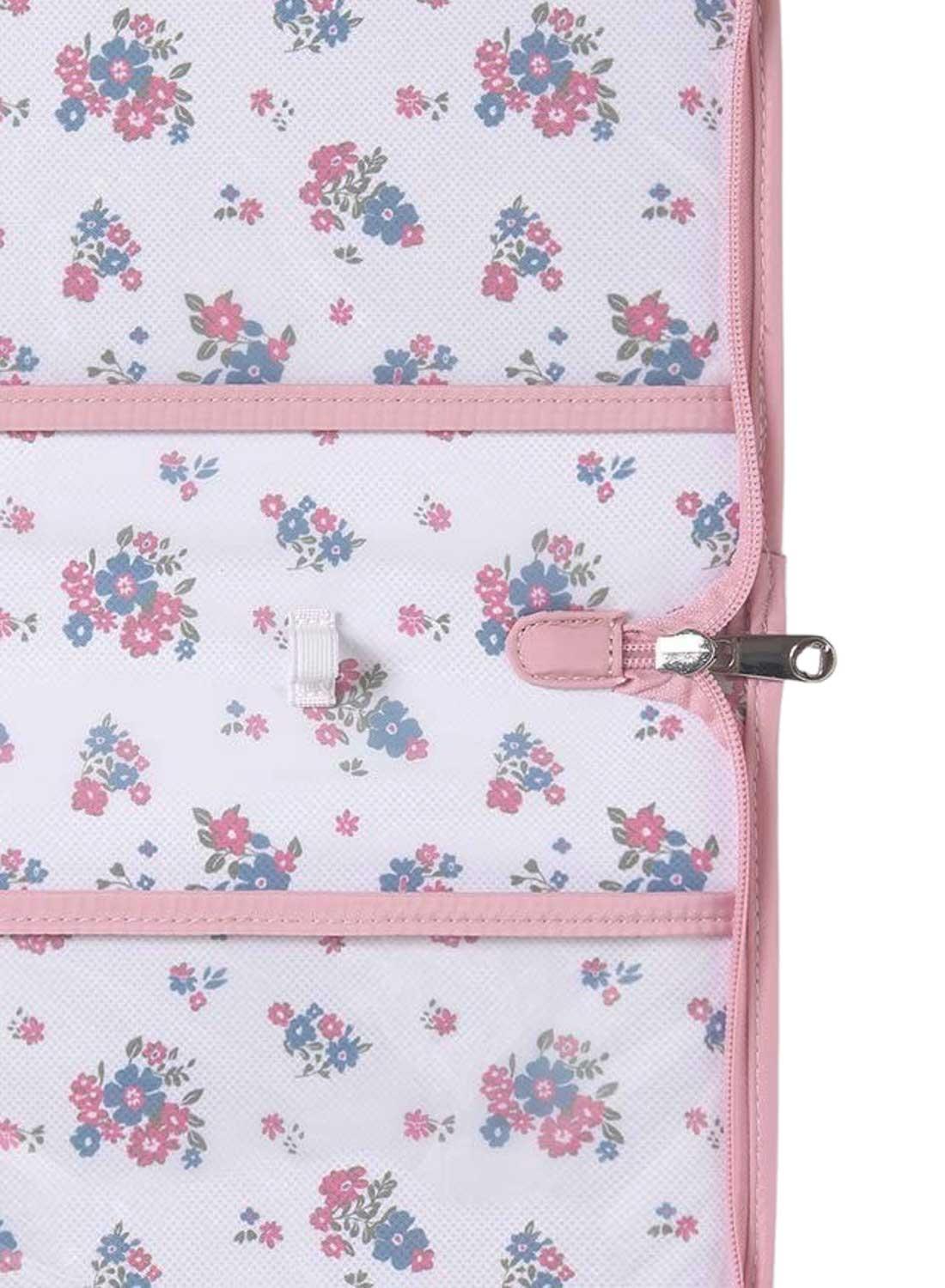 Porta-documentos Mayoral estampado flores para bebê