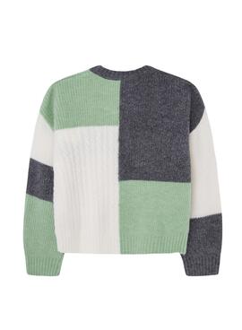 Camisola Pepe Jeans Winslow patchwork verde