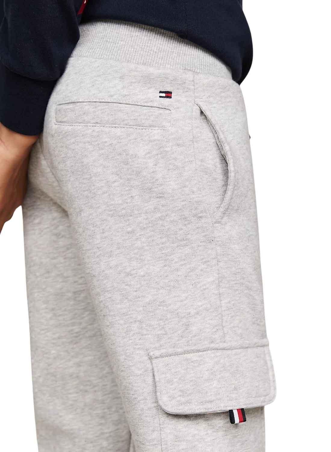 Jogger Tommy HilfigeMonotype cinza para menino