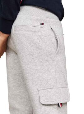 Jogger Tommy HilfigeMonotype cinza para menino