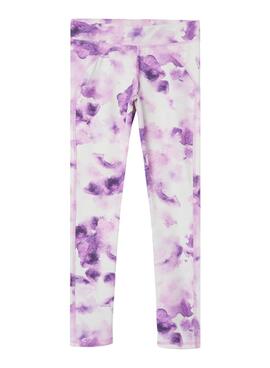 Legging Name It Diandra roxa para menina