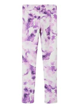 Legging Name It Diandra roxa para menina