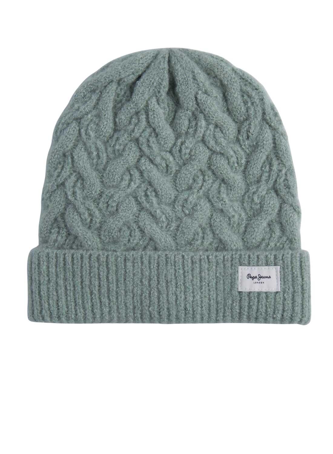 Gorro Pepe Jeans Zaida verde para menina