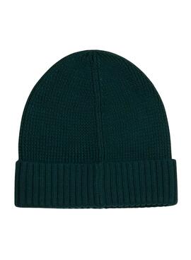 Gorro Tommy Hilfiger Small Flag verde para crianças