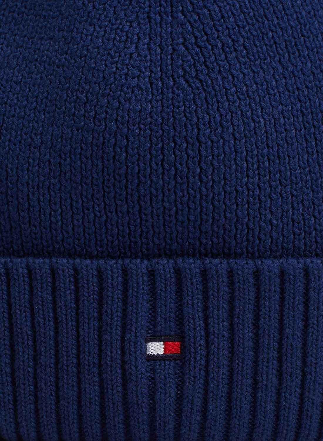 Gorro Tommy Hilfiger Small Flag azul-marinho