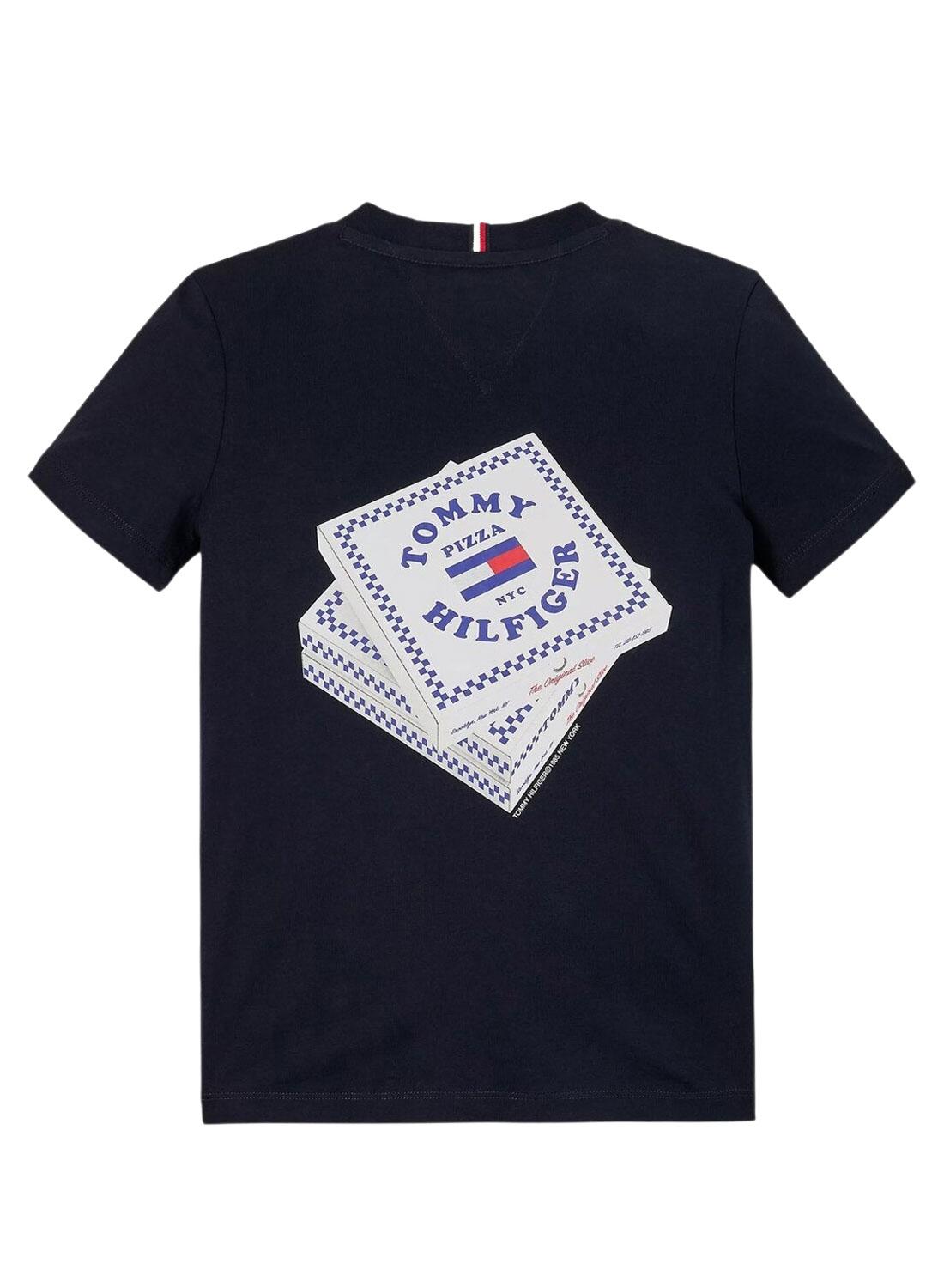 Camiseta Tommy Hilfiger Fun azul marinho para menino