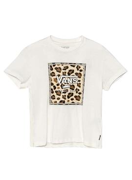 T-shirt Vans Felidae com estampa animal para menina