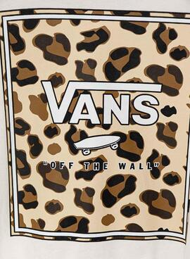 T-shirt Vans Felidae com estampa animal para menina