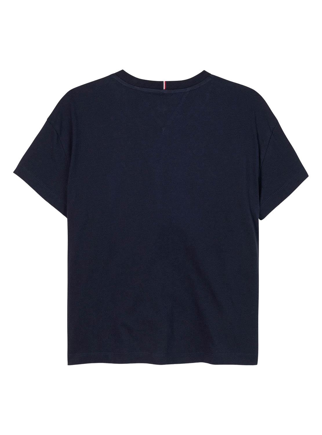 Camiseta Tommy Hilfiger Dot marinho para menina