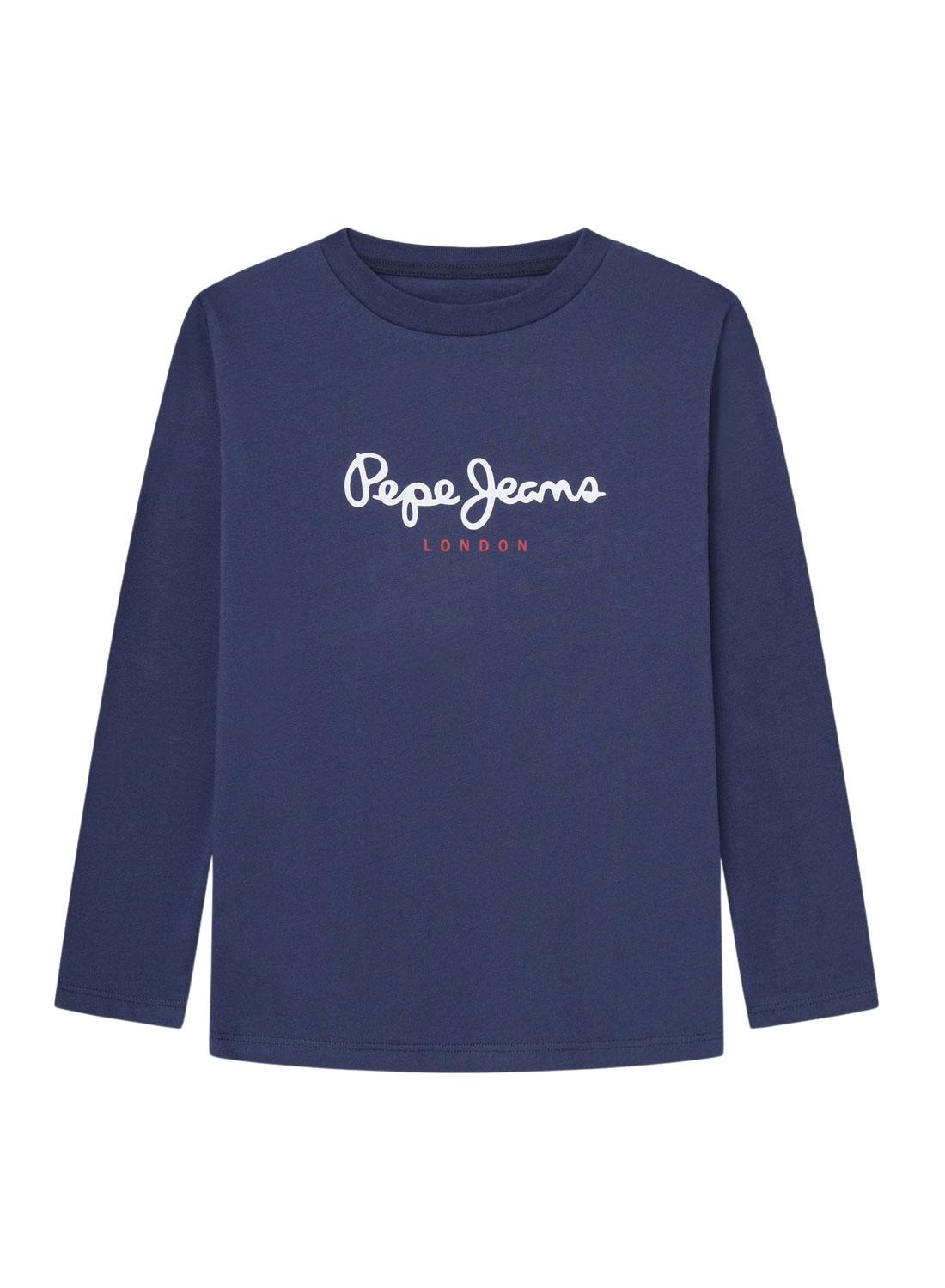 Camiseta Pepe Jeans New Herman marinho para menino