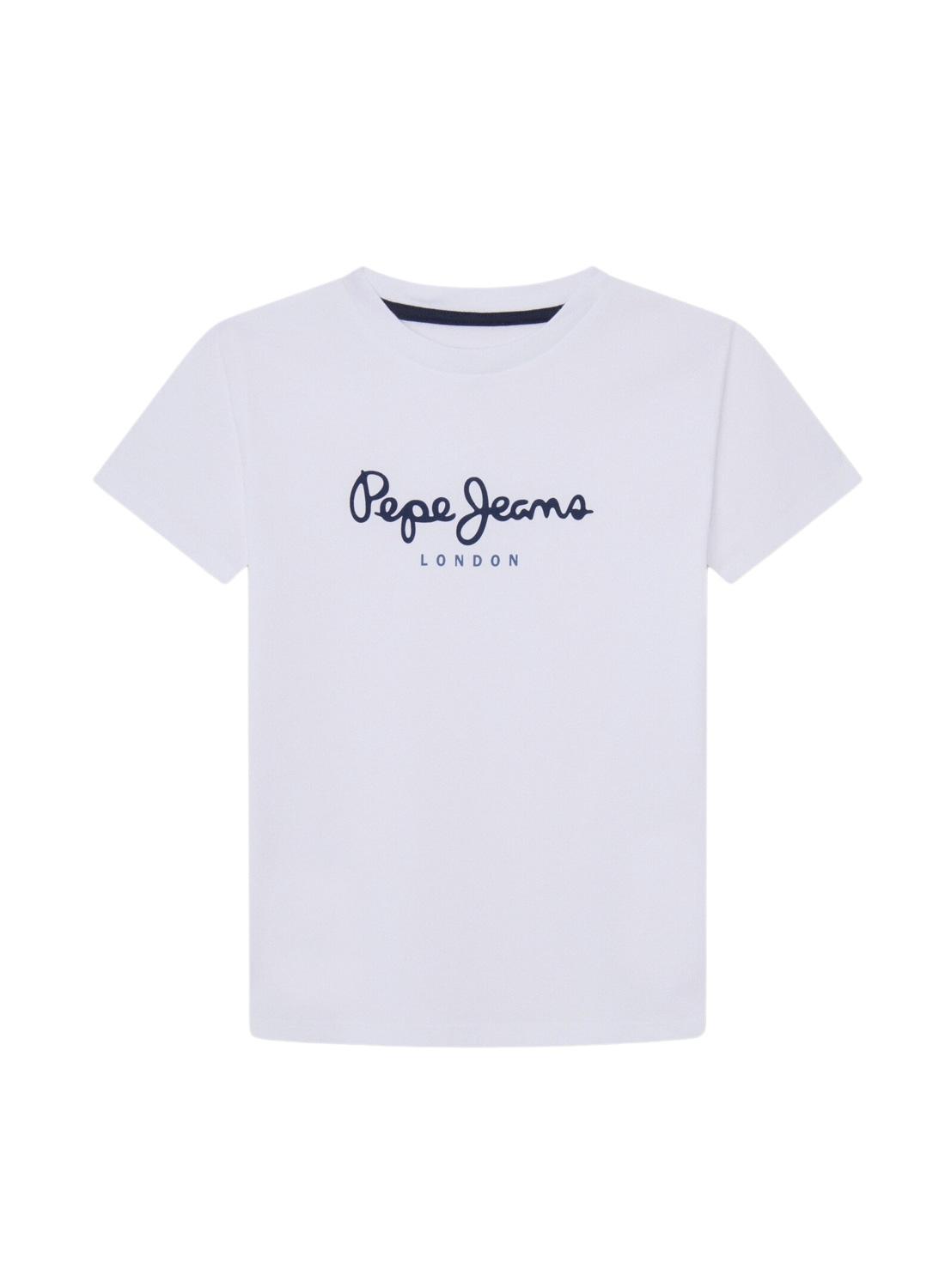 Camisa Pepe Jeans New Art branca para menino