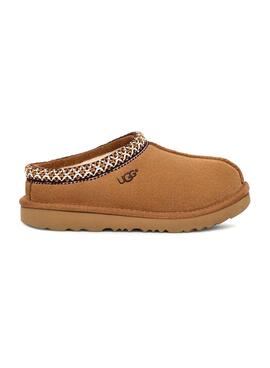 Chinelo UGG Tasman marrom para meninas e meninos