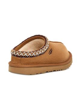 Chinelo UGG Tasman marrom para meninas e meninos